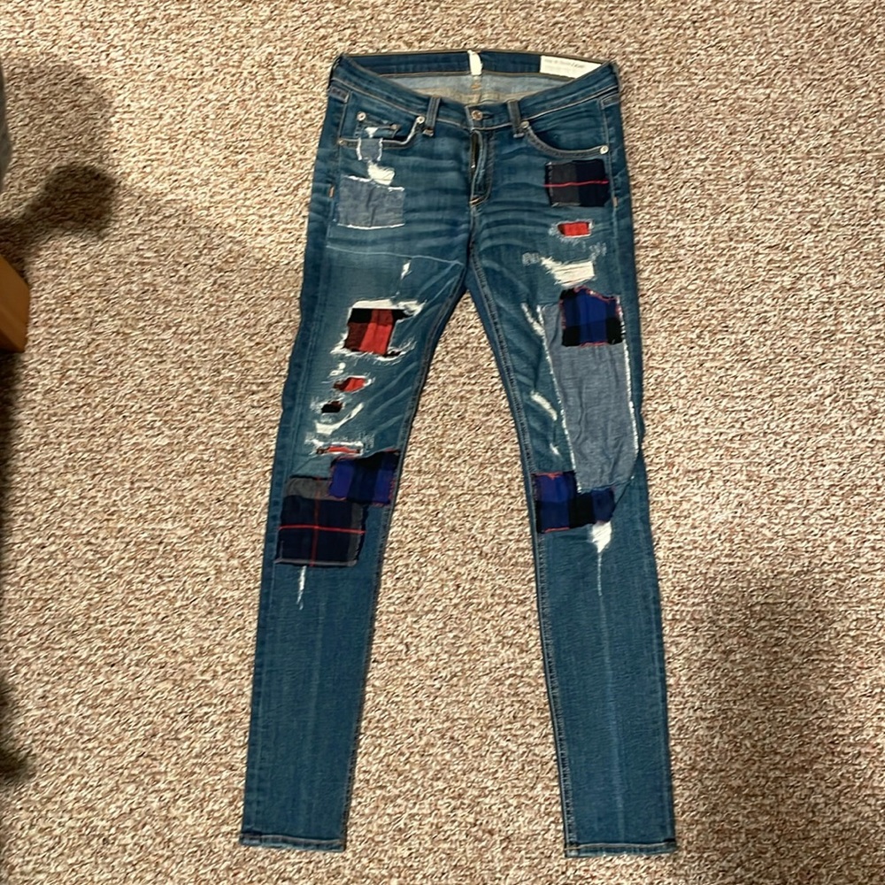 Rag and Bone Women’s patchwork jeans